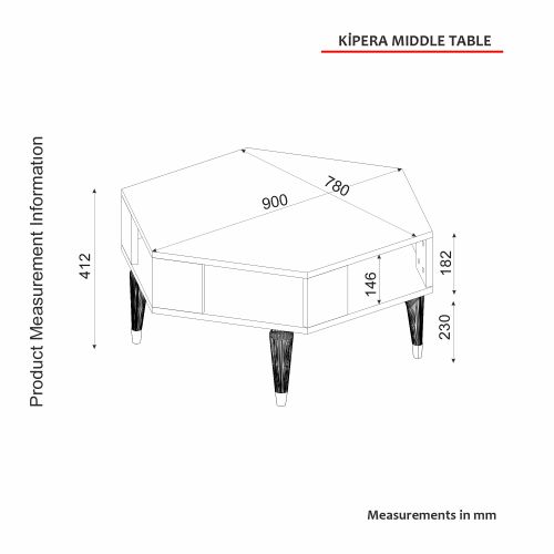 Kipera - Sto za kafu od hrastovine slika 7