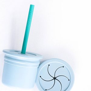 Minikoioi Multifunkcionalna čaša Sip+Snack 180ml, Plava