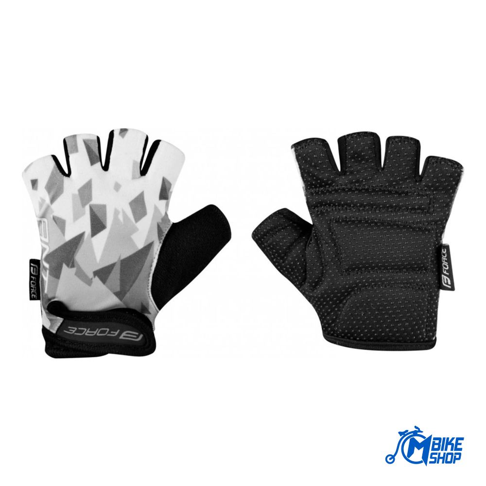 Force Dječije rukavice za biciklizam Ant Kid Grey/White slika 1