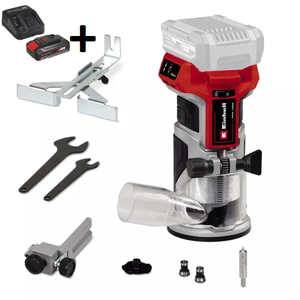 Einhell Akumulatorska jednoručna glodalica TP-ET 18 Li BL - Solo + Baterija 4 Ah 18V i punjač