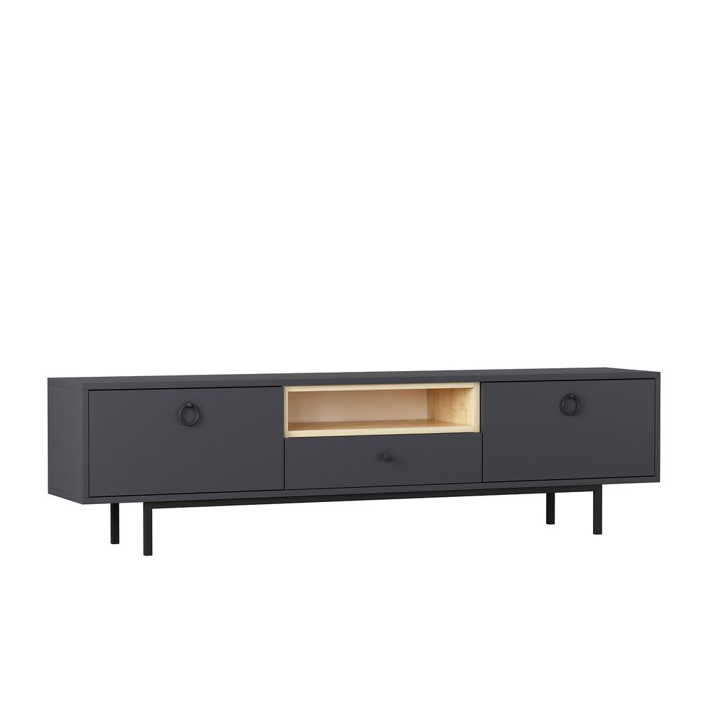 TV Stalak Naturel - Antracit slika 7
