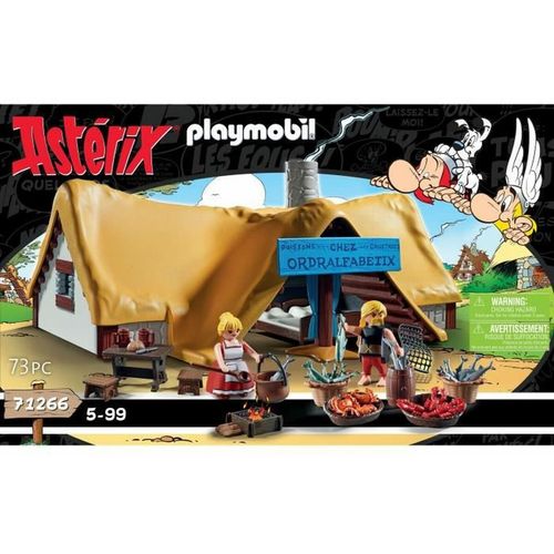 Playset Playmobil Astérix: Ordralfabetix Hut 71266 73 Dijelovi slika 3