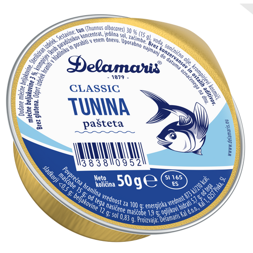 Delmaris TUNINA pašeta 50g slika 1