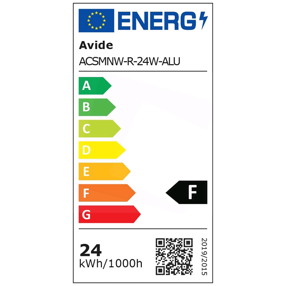 Avide Plafonjera LED, 24W, 2000 lm, 4000K, IP20 - ACSMNW-R-24W-ALU slika 4
