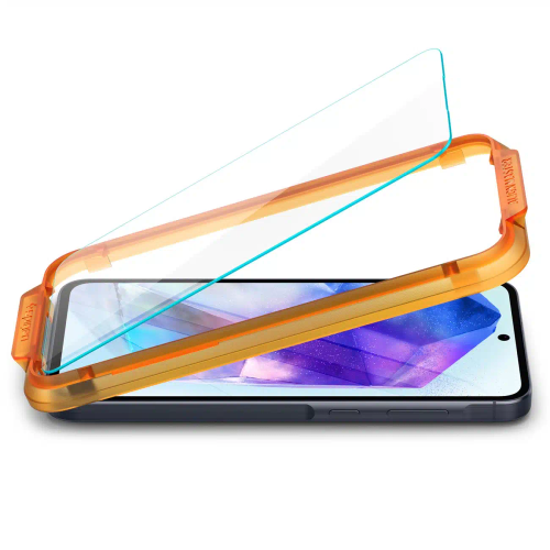 Spigen - Glas.tR Align Master (2 kom) za Samsung Galaxy A55 5G - Prozirni slika 3