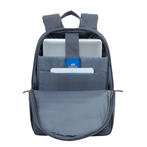 Ruksak RivaCase 15.6" Alpendorf 7560 Grey laptop Canvas backpack slika 6