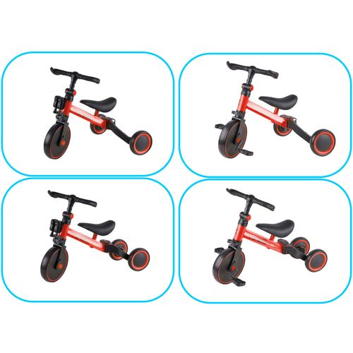 Trike Fix mini 3u1 tricikl s pedalama crveni slika 5