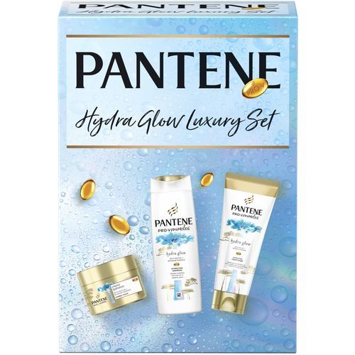 Pantene poklon set za žene šampon, regenerator i maska  Hydra Glow Luxury Set  slika 1