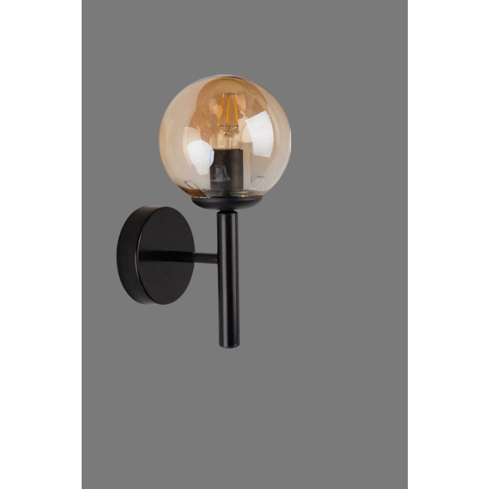 Opviq Zidna lampa 649, med, crna slika 3