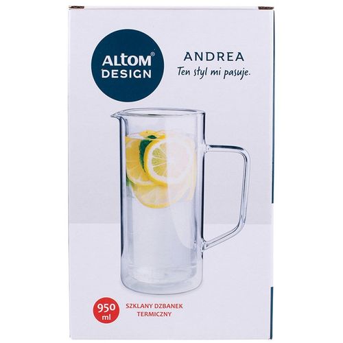 Altom Design vrč Andrea od termo stakla, 950 ml s dvostrukom stijenkom i dnom -0103009135 slika 6