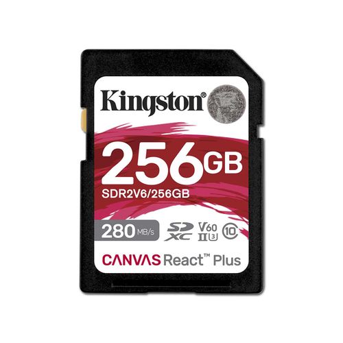 KINGSTON Memorijska kartica SDR2V6/256GB 256GB SDXC UHS-II 280R/150W U3 V60 slika 2