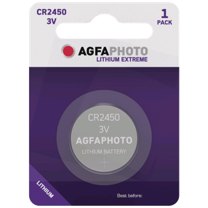 Agfa Baterija litijska, CR2450, 3V, dugmasta, blister 1 kom. - CR2450 B1