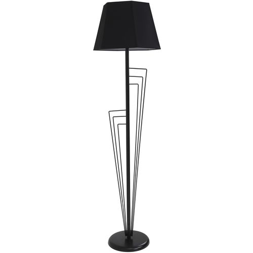 Kelebek Siyah Lambader Prizma Siyah Abajurlu Black Floor Lamp slika 1