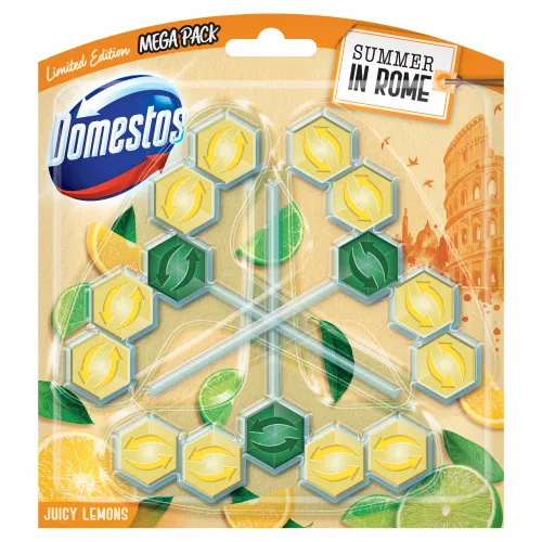 Domestos WC osvježivač 5 Juicy Lemon Rome 3x55g slika 1