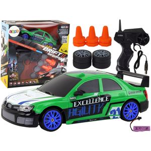 Auto na daljinsko upravljanje Sports Car R/C 1:24 - zeleni