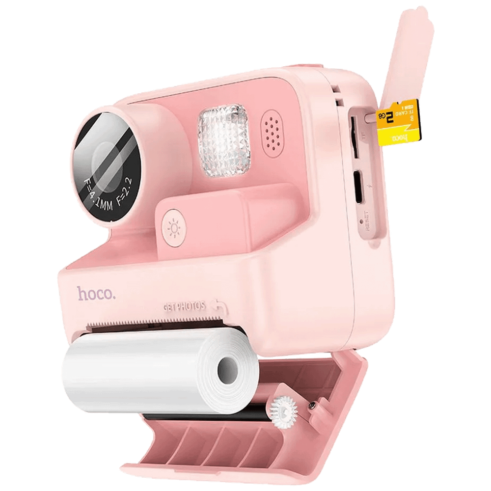 hoco. Dječija kamera sa printerom DV200, Pink slika 3