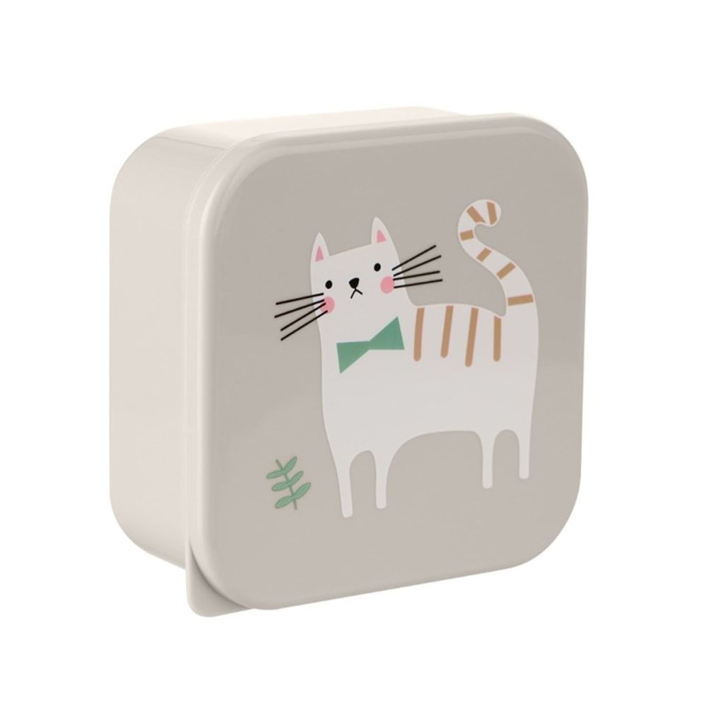 Kikka Boo Zdjelice sa poklopcem Kitty Cat 4 kom, Grey slika 3