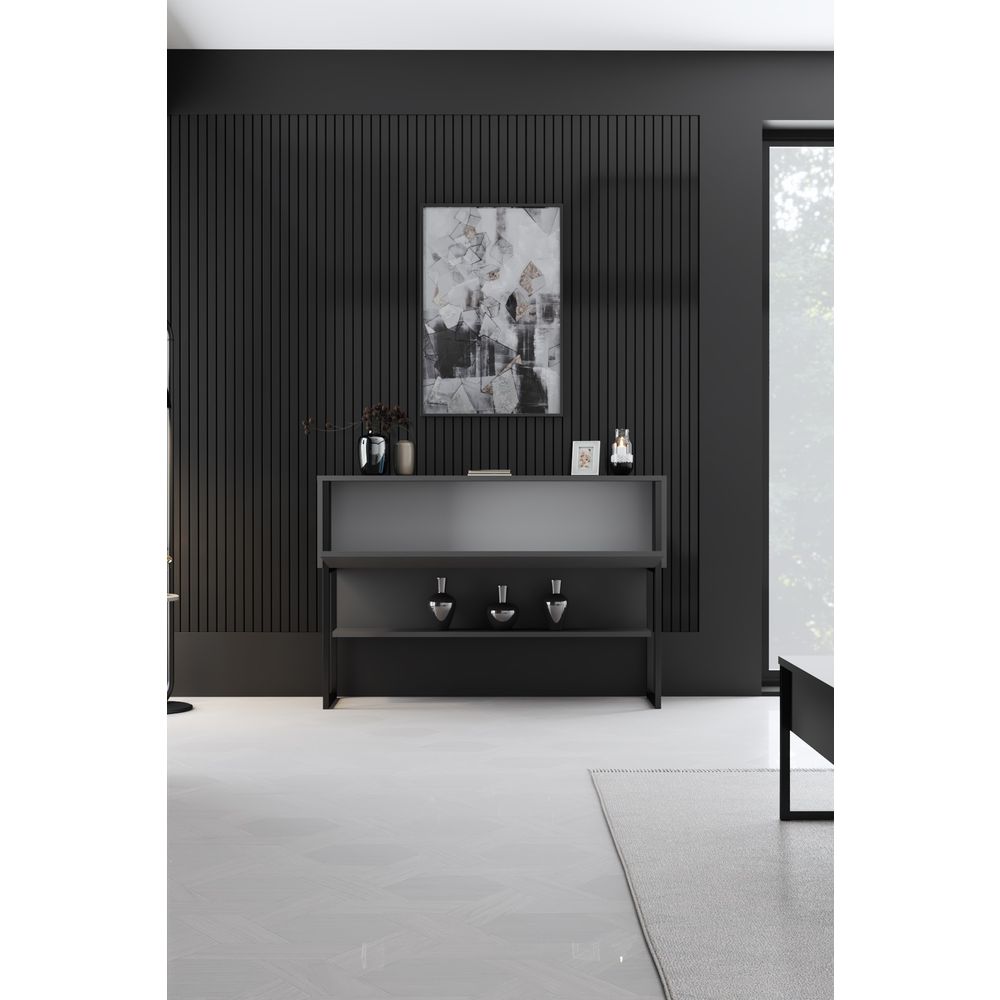 Hanah Home crna komoda Luxe - antracit slika 4