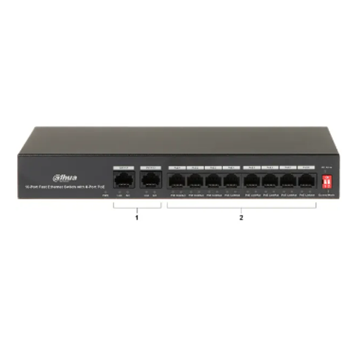 Switch DAHUA PFS3010-8ET-65 10-port slika 2