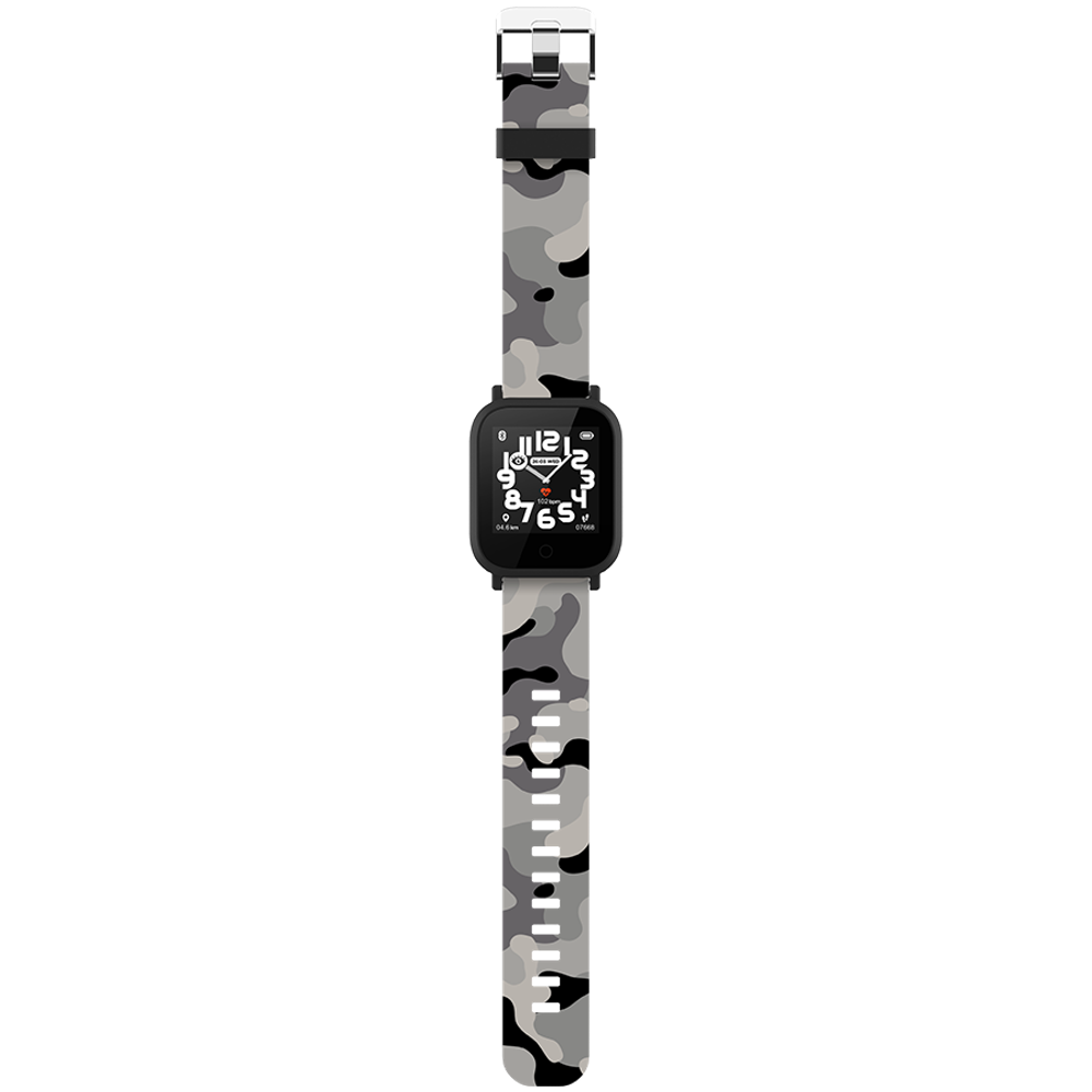 CANYON My Dino KW-33, Teenager smart watch, 1.3 inches IPS full touch screen, black plastic body, IP68 waterproof, BT5.0, multi-sport mode, built-in kids game, compatibility with iOS and android, 155mAh battery, Host: D42x W36x T9.9mm, Strap: 240x22mm, 33g slika 4