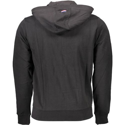 US POLO SWEATSHIRT WITH ZIP MAN BLACK slika 2