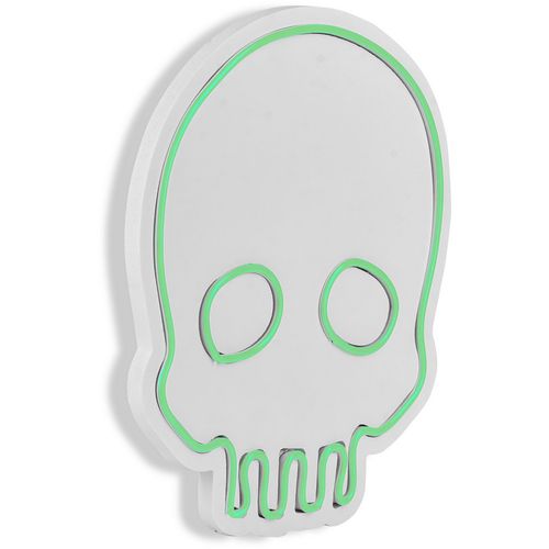 Wallity Ukrasna plastična LED rasvjeta, Skull - Green slika 7