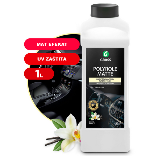 Grass POLYROLE MATTE VANILLA - Sredstvo za čišćenje i poliranje kontrolne table - 1L slika 1