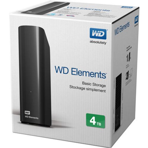 WD Elements external HDD USB3.0 4TB WDBWLG0040HBK-EESN slika 1