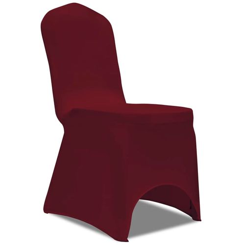 Rastezljiva navlaka za stolice 4 kom Bordo boja slika 40
