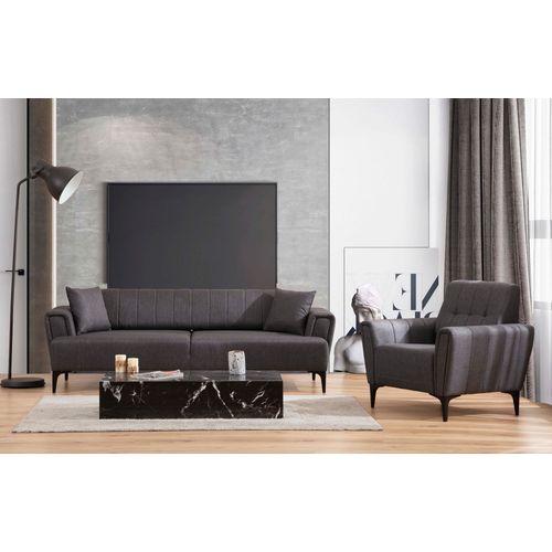 Hamlet - Dark Grey Dark Grey 3-Seat Sofa-Bed slika 2