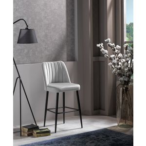 Vento - Set Barskih Stolica u Krem i Crnoj Boji (2 Komada)