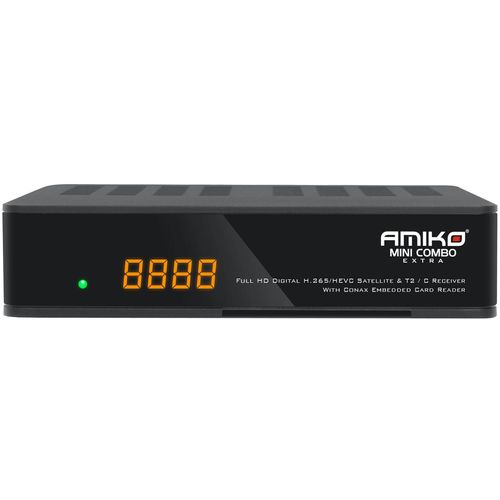 Amiko Prijemnik DVB-S2+T2/C, HEVC/H.265, Full HD,USB PVR,LAN - MINI COMBO Extra slika 6