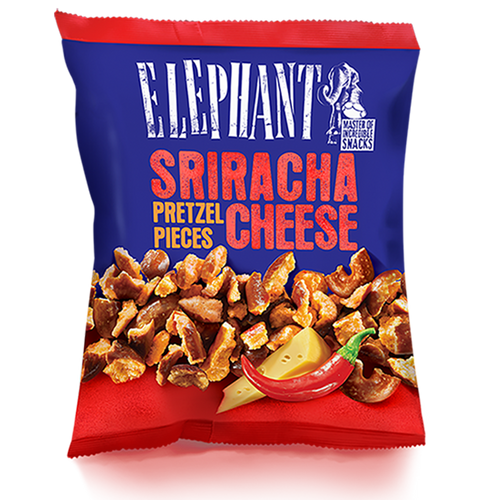 Elephant pretzel pieces - sriracha umak i sir 125g slika 1