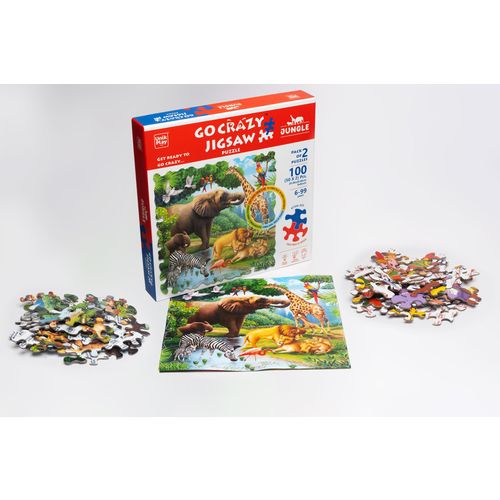 UnikPlay Šašave Puzzle Džungla - Sitni El. slika 1