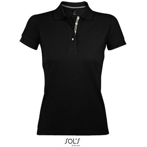 PORTLAND WOMEN ženska polo majica sa kratkim rukavima - Crna, XXL  slika 5