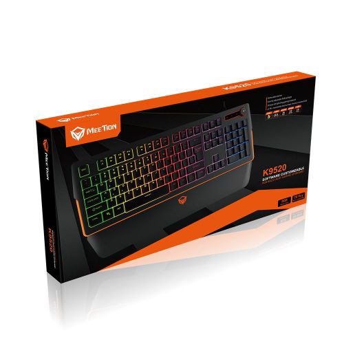 MEETION K9520 GEJMERSKA RGB Tastatura SA MAGNETNIM DODATKOM slika 8