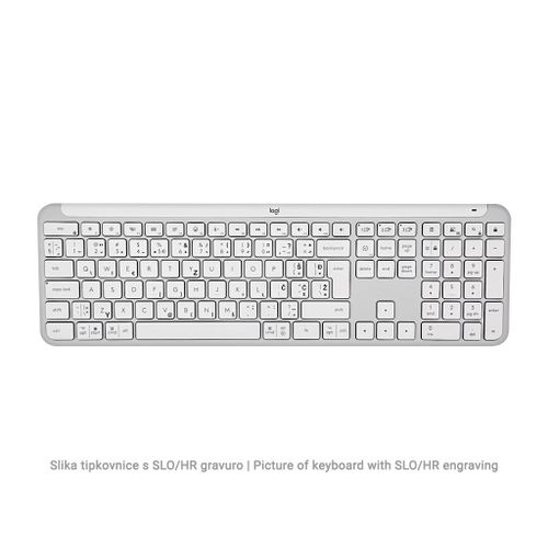 Logitech tipkovnica Signature Slim K950, grafitna, SLO g. White slika 1