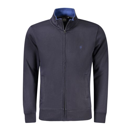 COVERI MOVING MEN'S BLUE ZIP-UP SWEATSHIRT slika 1