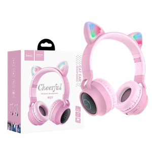 hoco. Slušalice bežične, Bluetooth - W27 Cat Ear Pink