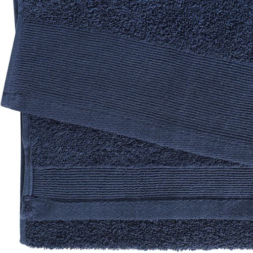 Set kupaonskih ručnika 5 kom pamučni 450 gsm 100 x 150 cm modri slika 9