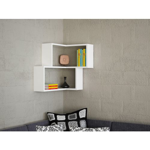 Bulut - White White Wall Shelf slika 1