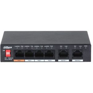 Dahua 6-Port Unmanaged Desktop PoE Switch with 4-Port PoE DH-PFS3006-4ET-60