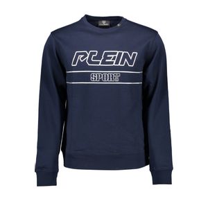 PLEIN SPORT SWEATSHIRT WITHOUT ZIP MAN BLUE