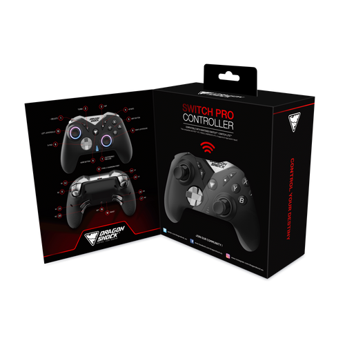 DRAGONSHOCK NEBULA PRO WIRELESS CONTROLLER BLACK SWITCH slika 5