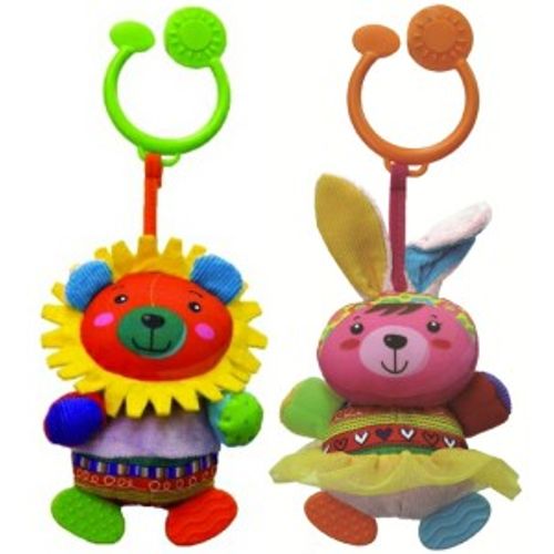  Biba Toys Happy Teether Toys Leo/Bunny slika 1