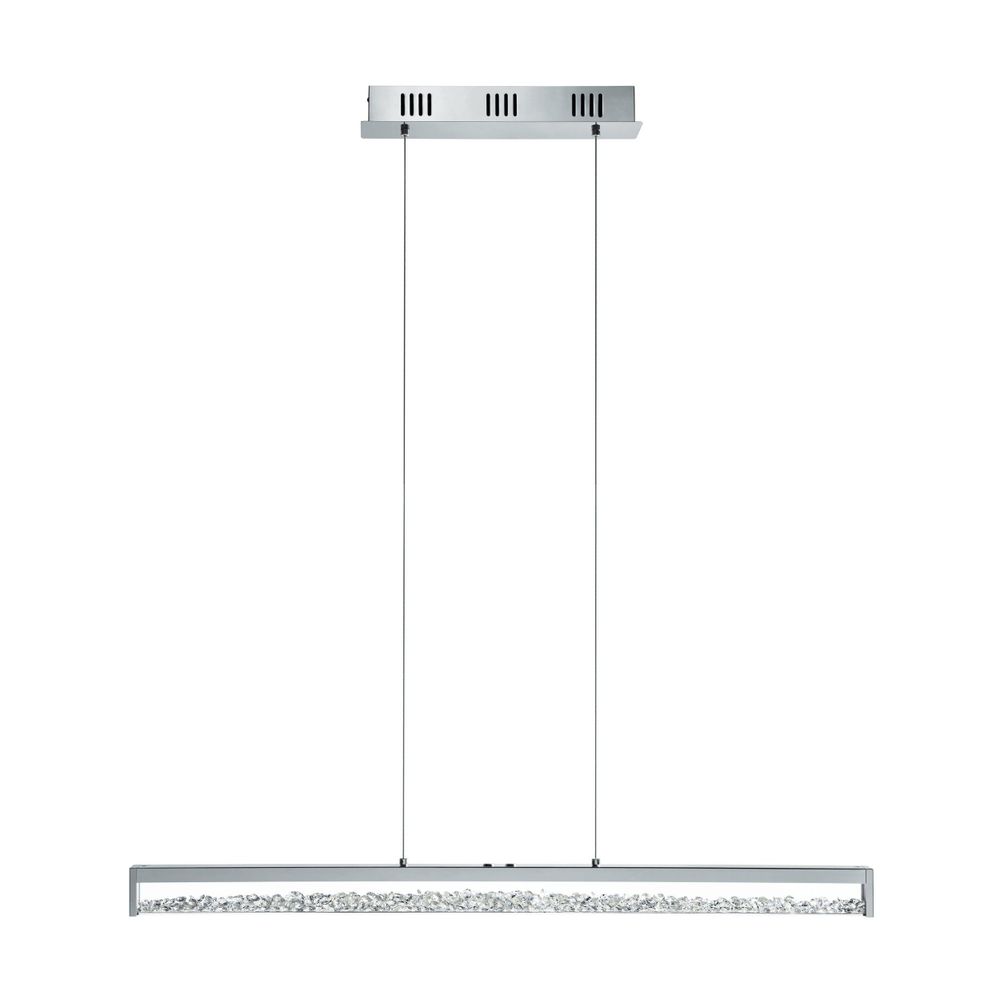 Eglo Cardito 1 Visilica sa LED Osvjetljenjem - 1x32W, Dužina 1000mm, Aluminij/Krom, Bijela Prozirna slika 1