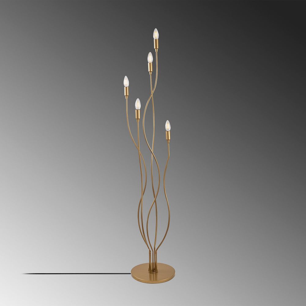 Bonibon - Zlatna Podna Lampa 13237 slika 4