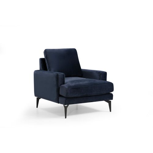 Atelier Del Sofa Fotelja wing PAPIRA tamnoplava, Papira Armchair - Navy Blue slika 2