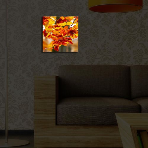 2828İACT-47 Multicolor Decorative Led Lighted Canvas Painting slika 3