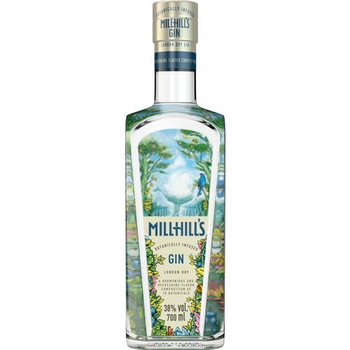 Millhills Gin London Dry 38 % 0,7l slika 1